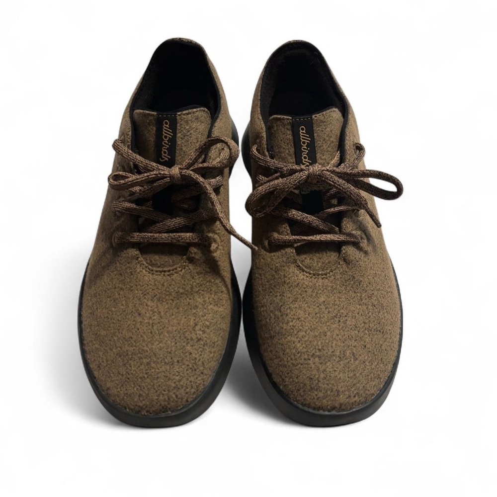 Allbirds Men’s US 14 Wool Runner 2 Brown Lace Up Sneakers Merino Wool Comfort - Picture 2 of 7